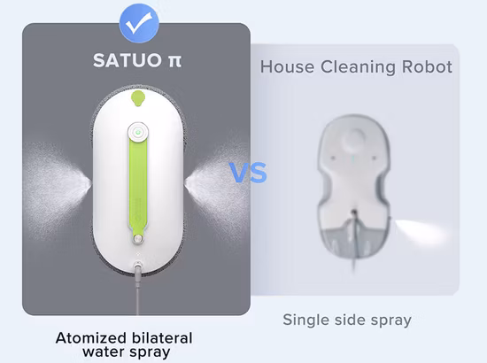 Robot Vacuum Cleaner Wet and Dry Window Cleaning Robot with APP Control Automatic Window Robot Cleaner Glass Clean