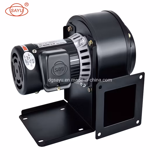 Ventilador centrífugo curvado hacia adelante Sayu de 125 mm de diámetro