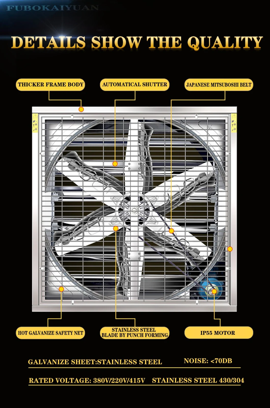 Wholesales Hammer Type Push-Pull/Centrifugal/Shutter Cone/Ventilation/Axial/ Cone/Poultry Farm Equipemt/Green House Exhaust /Cooling Pad/Industrial Blower Fan