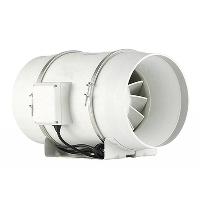 4 6 8 Inch 110-240V Air Blower Commercial Industrial Factory Ventilation Ec Inline Duct Booster Fan for Hydroponics/Greenhouse/Hotel