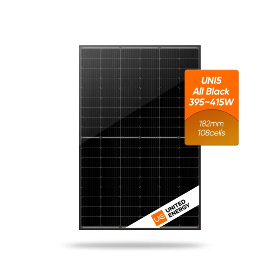 Panel solar monocristalino de marco negro completo de alta calidad 400W 410W 420W 550W Panel solar en Europa