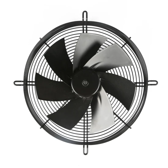 Ventilador de flujo axial de refrigeración industrial de metal de rotor externo sin escobillas EC de 300 mm y 230 V con protector de dedos (ZL300E2B2)