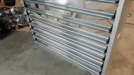 Ventilador de refrigeración sin óxido axial de escape de ventilación montado en la pared utilizado en aves de corral industriales/invernadero agrícola/comercial/hidroponía con gran volumen de viento