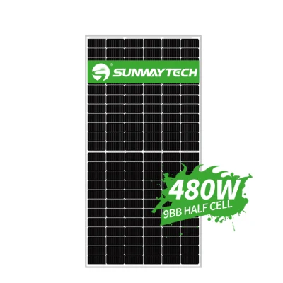 Conector Compatible Mc4 Silicio Monocristalino 480W 450W Panel Solar para Hogar