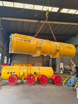 Ventilador de ventilación de chorro de túnel de flujo axial comercial de minería Sdf para construcción