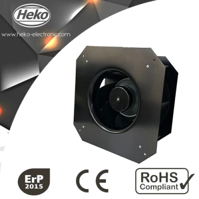 Ventilador centrífugo curvado hacia atrás Ec 225 con soporte